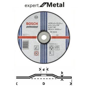 BOSCH Brusna ploča, kutna brusilica - 10 kom